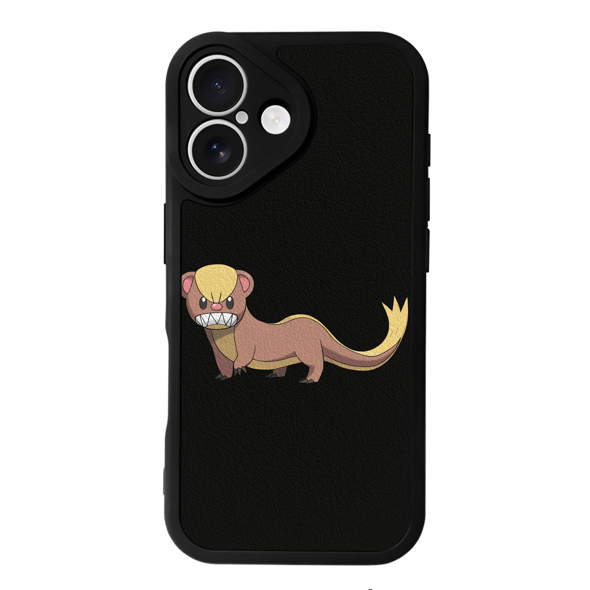 （画像用） ポケットモンスター Pokémon 【iPhone 16シリーズ対応】シリコンスマホケース（レザー調） 材質：シリコン